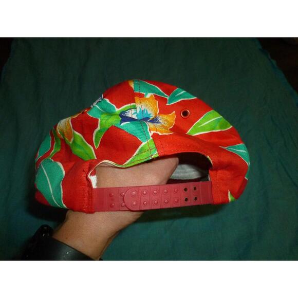 Vintage‎ United Laboratories San Sun Rope Snapback Hat  Hawaiian Floral OS - Picture 3 of 5